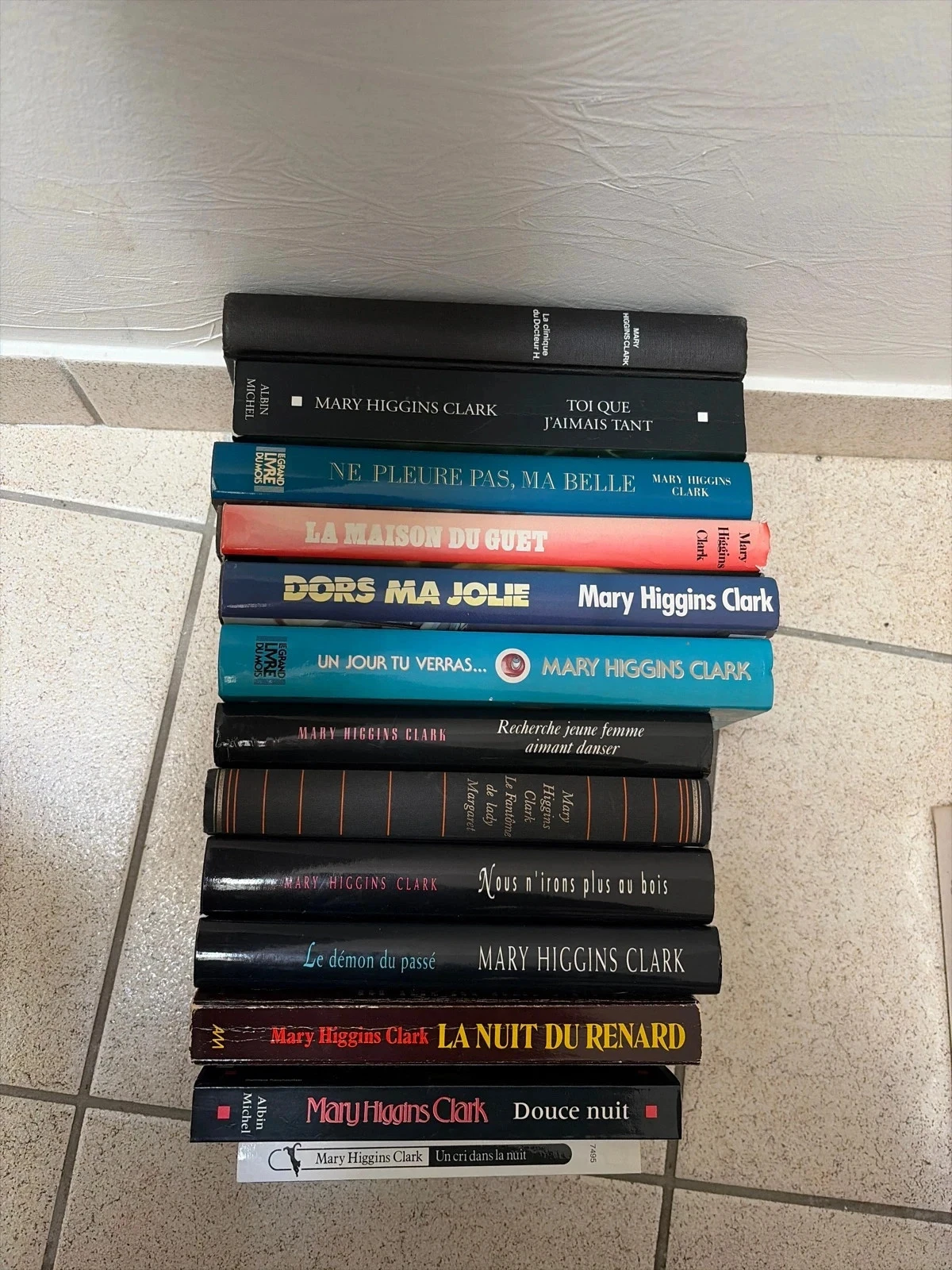 Gros lots de livres de mary Higgins Clark